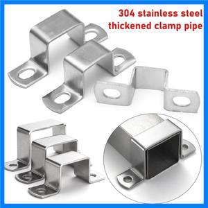 새들 클립 말등 호스 클램프 M자형 U자형 정사각형 직사각형 고정 버클 옴 튜브 카드 배관 조임 1 개
