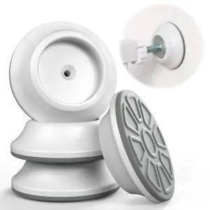 코모미 4팩 베이비 게이트 벽 보호대 세이프티 차일드 익스텐더 월 컵 펫 도그 게이트로부터 벽과 문을