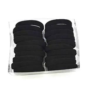 블랙 고무줄 헤어 예쁜 끈 머리끈 곱창 20p세트