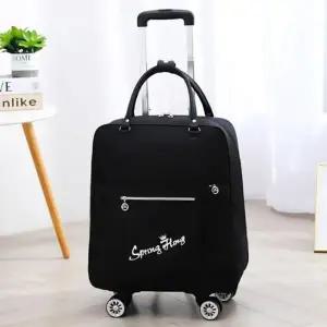 바퀴달린 블랙 캐리어 백팩 여행용 골프캐리어 카트백 (WFJ68A7)