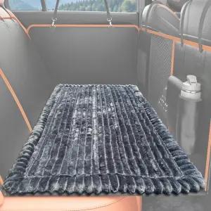 자동차 뒷좌석 익스텐더용 개 침대 매트 보호 커버용 미끄럼 방지 애완동물 털복숭이 소파 커버 세차