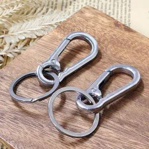 SFr 메탈 원터치 키홀더 실버 WFHM7ZE