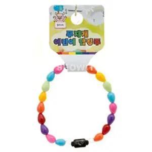 [하프클럽/]어린이 기원 팔찌 자개 합장주 무지개 띠 염주 불교 돼지 디자인