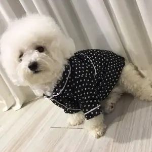 강아지여름옷 강아지옷 땡땡이 파자마 잠옷 (WFJSRCS)