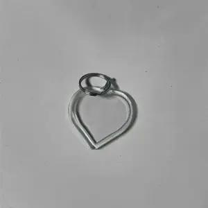 증사키링 포카홀더 아크릴키링 증명사진 열쇠고리 하트 A286 (WFK9A79)