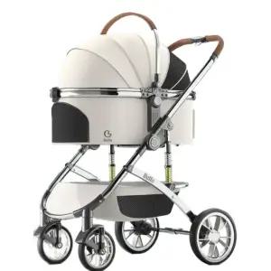 강아지 유모차 중형견 펫 카트 애견웨건 다견용 접이식 강아지유모차 경량 펫모차 애견 산책