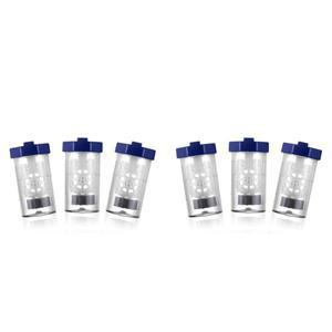 6조각 과산화수소 콘택트 렌즈 케이스 클리너 눈 공막 뻣뻣한 클립 와셔 기계 휴대용