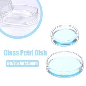 90756035mm 유리 실험실 화학 장비 투명 페트리 접시 세포 멸균