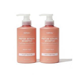 쿤달 프로틴 데미지 케어 샴푸 바이올렛뮤게향 500ml 2개