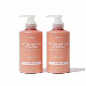 쿤달 프로틴 데미지 케어 샴푸 레더아이리스향 500ml 2개