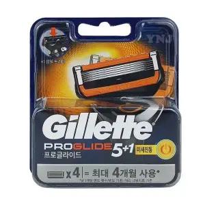 목주변면도날 피부보호 쉐이빙블레이드 호환용 정밀한제모날4P 4입 (WFKA58L)
