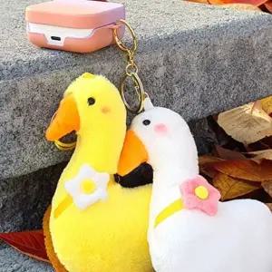 고품질 2p키홀더 거위키링 백팩 2p 캐릭터 가방고리 2개 인형키링 (WFKA0J0)