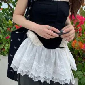 [하프클럽/]레이어드 스커트 힙커버 레이스 랩 랩스커트 발레코어룩