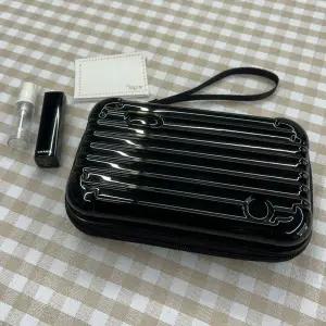 여행용 미니 하드캐리어 파우치 가방 블랙