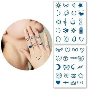 패션 포인트 미니 문신 스티커 40종 세트 (WFKAVTF)