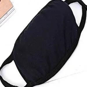 [하프클럽/]천 마스크 3겹 블랙 빨아쓰는면 재사용 인 비말 방진