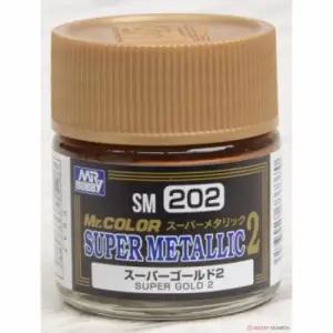 군제 락카 병 SM202 슈퍼 메탈릭2 슈퍼 골드2/도료 미스터하비 취미 컬러링 칼라 건담 피규어 도색 프라 모