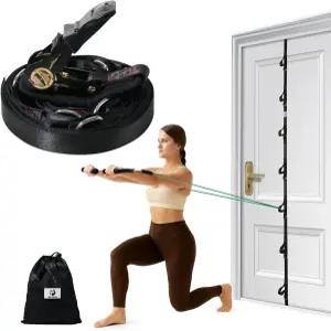 저항 밴드용 슬림 팬더 도어 앵커 스트랩 라쳇 조정이 가능한 운동 장비 멀티 포인트 짐 부착 가정용