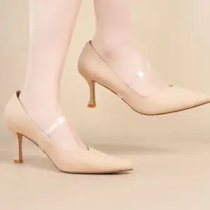 투명 하이힐 구두 고정밴드 힐 벗겨짐방지 구두고정2p 구두사이즈클때