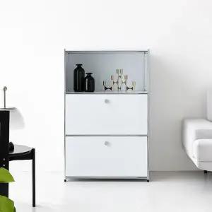 [하프클럽/]3단 모듈 수납장 미드센츄리 거실 침실 선반장 수납정리