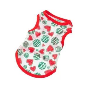 고품질 반려동물 티 H 00076 외출복 나시 통기성 4종 실내복 반동물 (WFKBOXO)