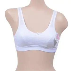 AA컵 노와이어 주니어 화이트 스포츠브라 WFIPU9V