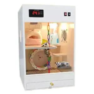 햄스터 보온 케이지 인큐베이터 온열 하우스 슈가글라이더