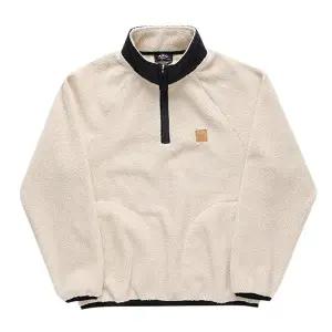 [아페쎄] PSAIF M27845 AAD ECRU ISLAND 아일랜드 플리스 하프집업 공용 긴팔티