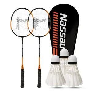 낫소 배드민턴라켓 토리 2자루+셔틀콕 3입 세트초보자 입문자 학교체육