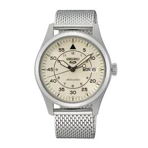 [세이코알바]세이코 세이코5 스포츠 남성 남자 오토매틱 실버 베이지 메탈시계 SRPH21K1