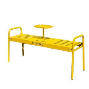 야외 철제 커피 벤치의자 엔틱 정원가구 공항 등받이 50 조각 데코 검정 62CM 스 B타입원탁50 케이블 옥외용