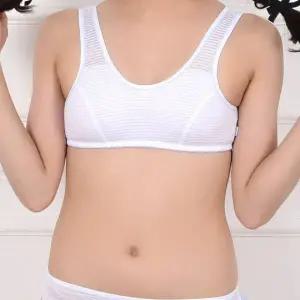 1단계 주니어 스포츠 깔끔한 스트라이프 브라0004qj (WFKC1DO)