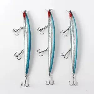 고품질 롱샷 플로팅 미노우 루어 3p세트 농어 빅베이트 18cm (WFKDTL5)