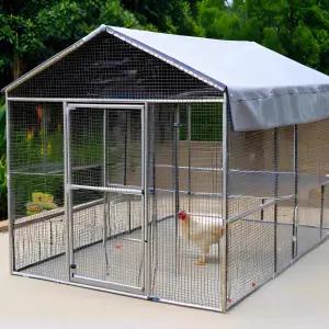 닭장 야외 닭집 신형 조립식 두꺼운 3x3x2m 병아리 사육장 설치 하우스 토끼장 양계장