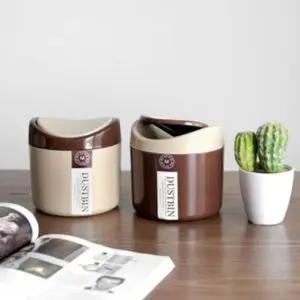 모던 인테리어 다용도 에코 미니휴지통 1L