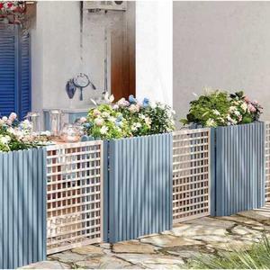 방부목 나무울타리 난간 마당 철제 휀스 25 150x60 화원잔디 60x120cm 화원