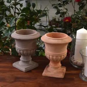 이태리풍 토분 NV22-2 17x23cm (미니 아테네) 초코꽃화분 베란다 인테리어 디자인 원예 무지 가정용 업소용