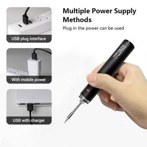 납땜인두기 미니 USB 충전식 인두다리미 인터페이스 라디오