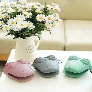 실용적인 파스텔 악어 실리콘 주방장갑 2P세트