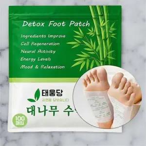 독소패치 발바닥 다리붓기 홈케어 풋패치 릴렉스 힐링 건강 100매입