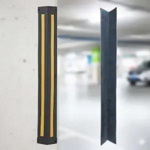 모서리보호대 고무 사각기둥 커브가드 반사지 1000 90mm