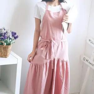 여성스런 프릴앞치마 플로리스 카페 신혼 어린이집 린넨앞치마