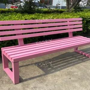 정원 야외 벤치 테라스 감성 공원 원목 철제 의자