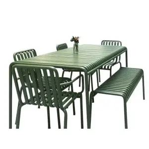 철제 야외테이블 테라스 빈티지 식탁 정원 벤치 카페