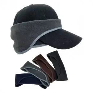 모자 부착형 방한 귀마개 스냅백 헤어밴드 기모 보온