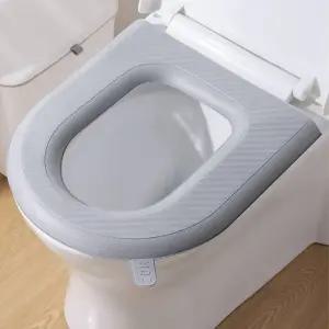 소프트 쿠션 변기커버 라운드 시트 손잡이 좌변기