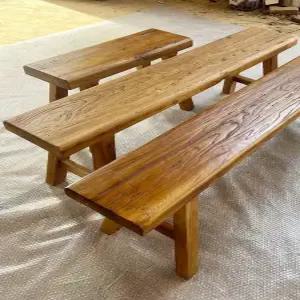 옛날나무의자 방부목벤치 긴의자 정원의자