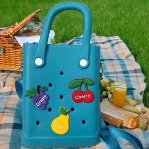 젤리 그린 어린이집 EVA 굿즈 방수가방 레이크 과일 기념 크로스백 선물 비비드 롱타임헬씨 미니