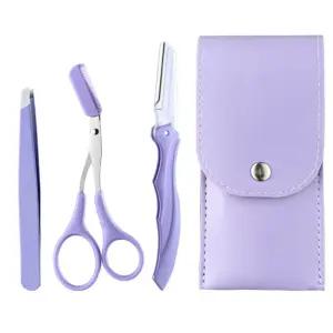 남여 눈썹 정리 도구 3종 숱가위 트위저 눈썹칼 세트 눈썹칼 눈썹정리