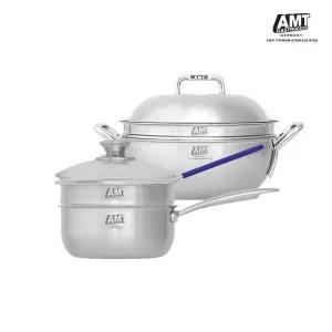 [AMT](대전신세계)316Ti 스텐 2종 세트 (18cm 스마트쿡 + 24cm 파티웍)